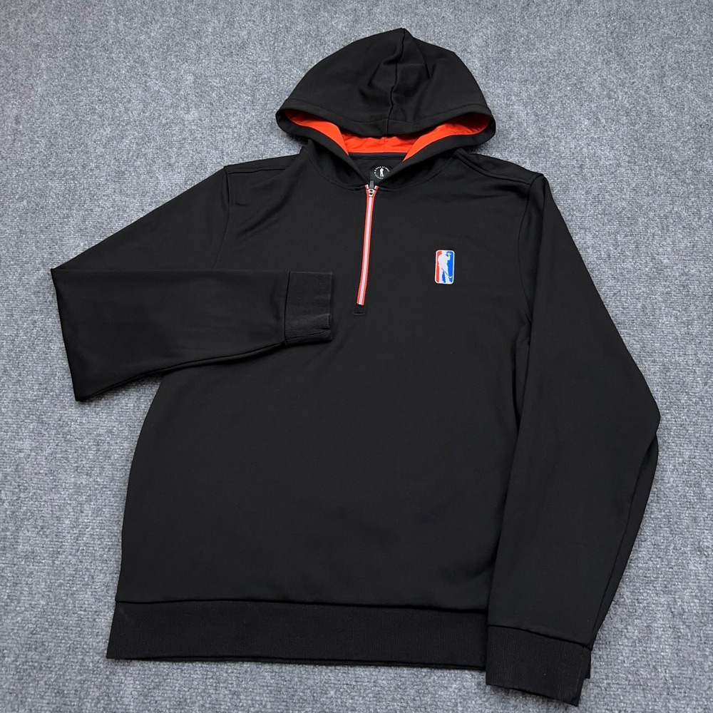 U Suck At Golf Hoodie Men's Large Black 1/4 Zip Pockets Performance Pullover
